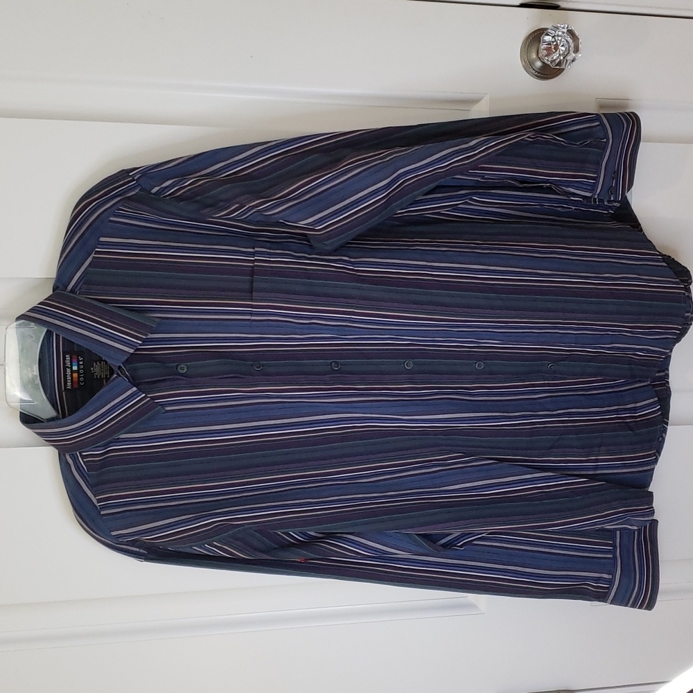 Alexander Julian colours button down shirt,  sz L